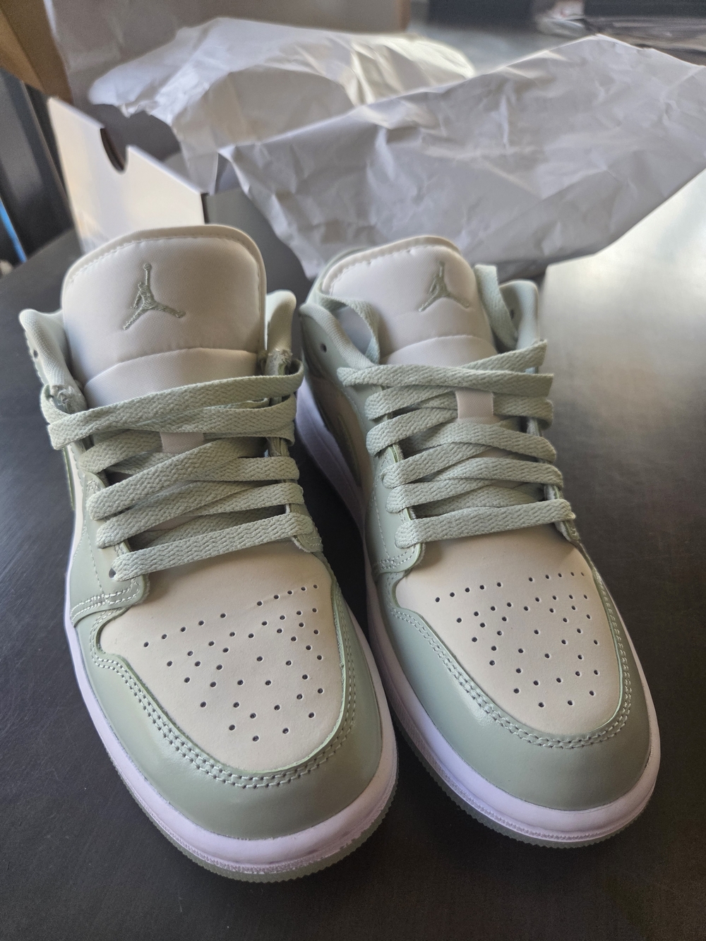 Jordan 1 Low Seafoam Sail